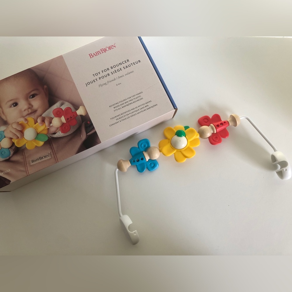 BabyBjorn toy bar for bouncer - flying friends